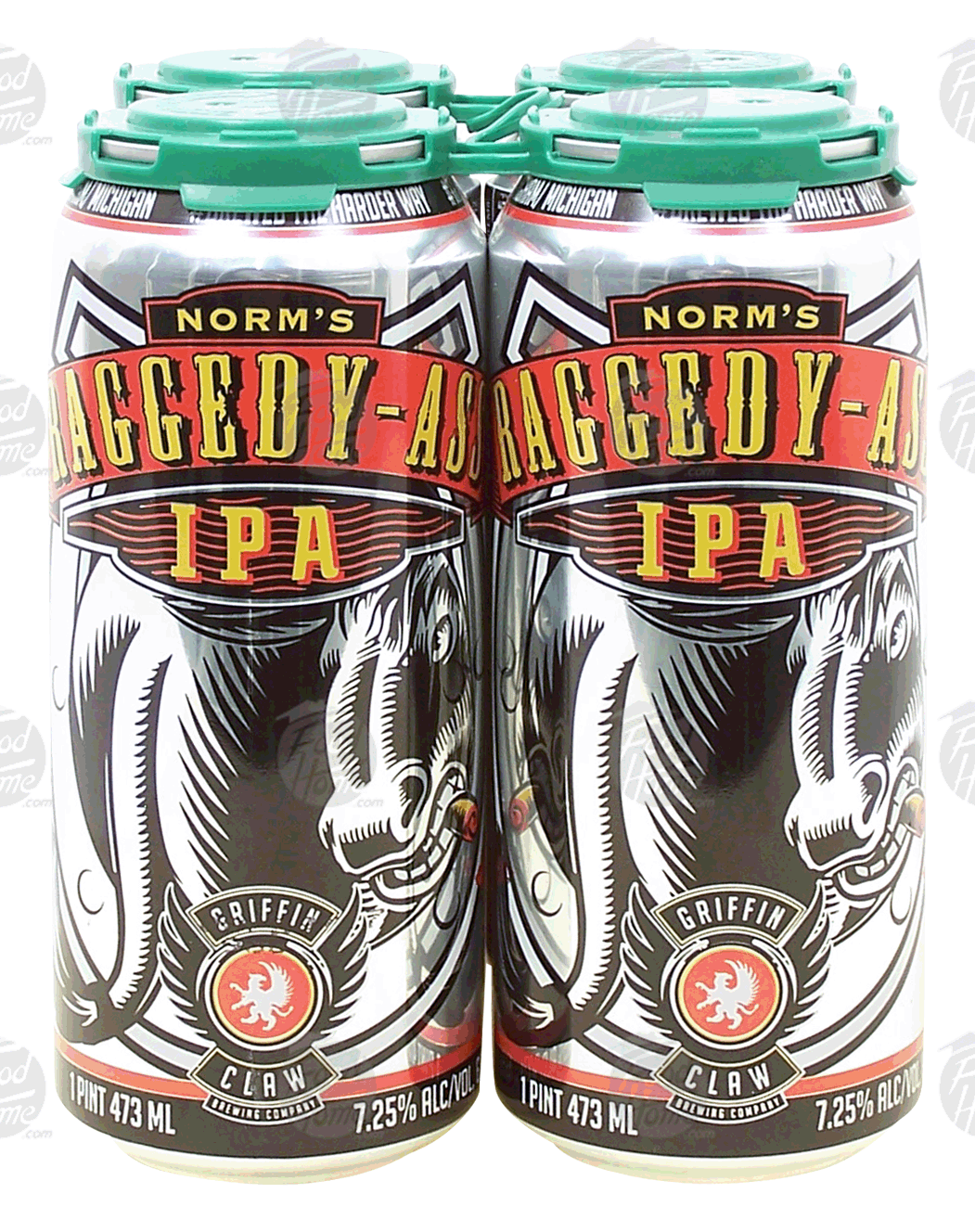 Griffin Claw Norm's Raggedy-Ass india pale ale, 7.25% alc. by vol., 1-pint Full-Size Picture